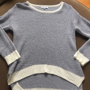 Fate size medium blue waffle knit sweater.